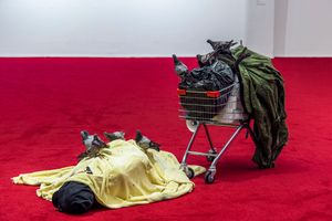Maurizio Cattelan, _The Last Judgment_, UCCA, Beijing (20 November 2021–20 February 2022). Courtesy UCCA Center for Contemporary Art.